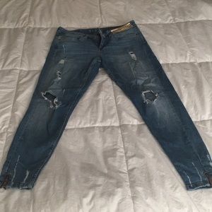 Distressed Zara Jeans